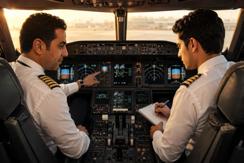 كم راتب الطيار في مصر والسعودية والخليج 2026