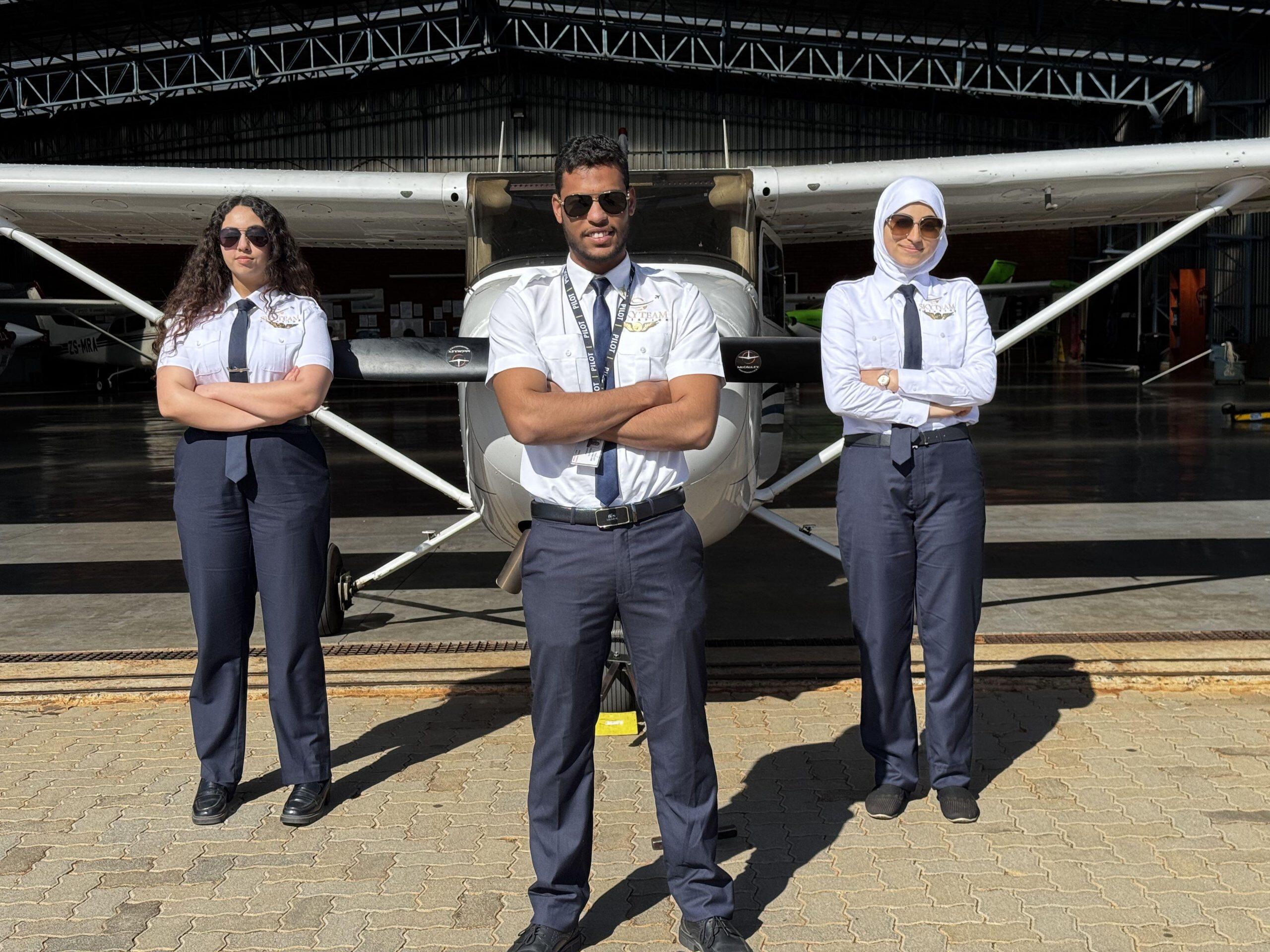 طلاب سكاي تيم في جنوب افريقيا